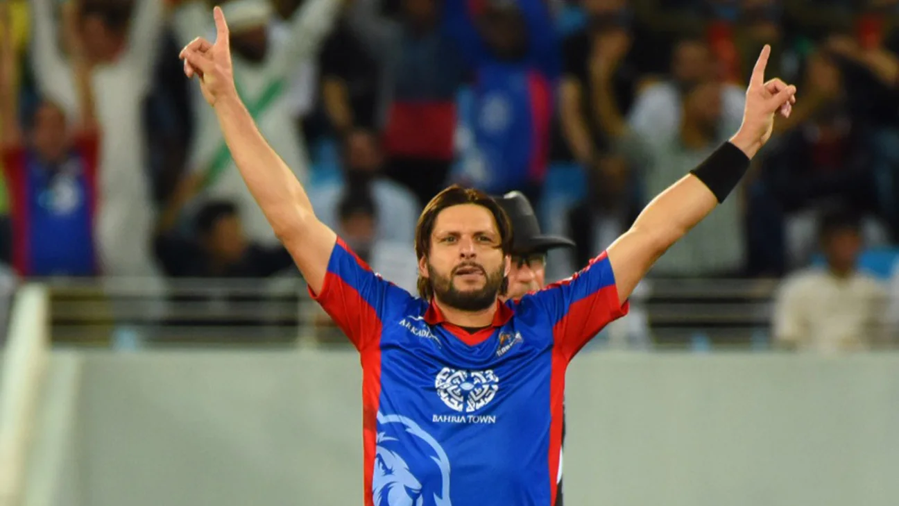 Shahid Afridi PSL team mentor rumor graphic
