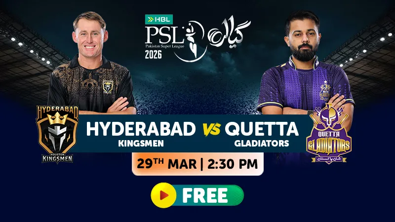 Gladiators vs Hyderabad Kingsmen Live Streaming, Toss and Playing XI, PSL 2026 Match 5