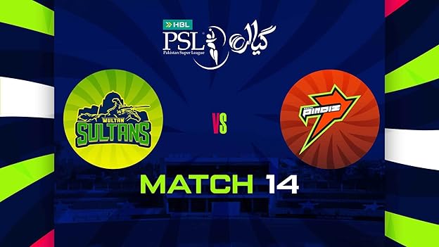 Multan Sultans vs Rawalpindiz Live Streaming, TV Channels, Match 14 PSL 2026