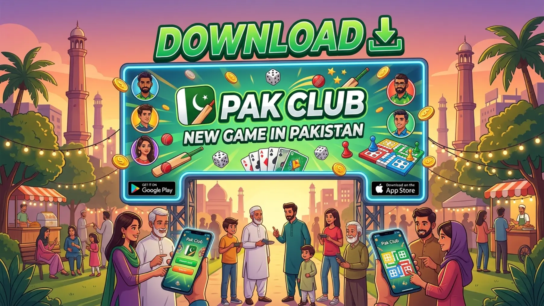 Download Pak Club new game in Pakistan