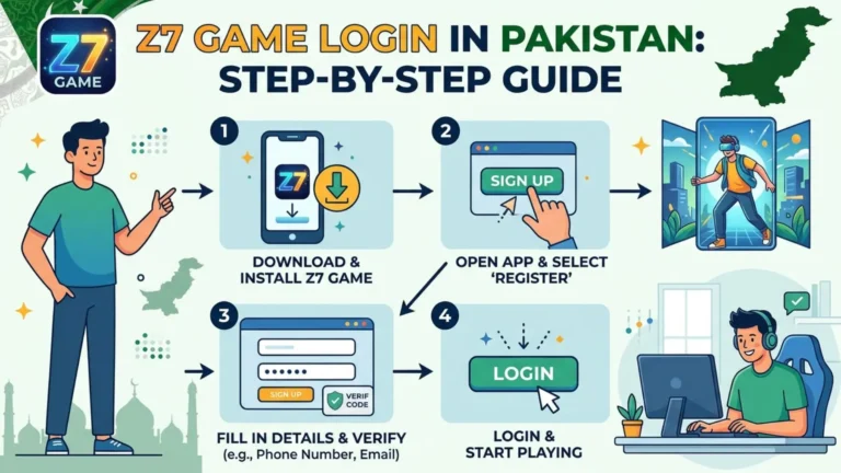 Z7 Game Login in Pakistan: Step-by-Step Guide